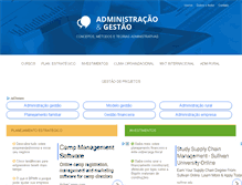 Tablet Screenshot of administracaoegestao.com.br